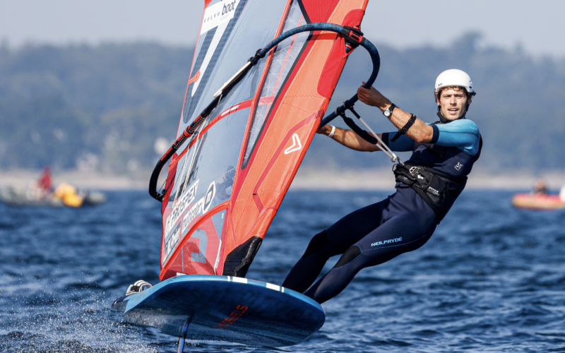 Windsurfen flog zurück nach Kiel