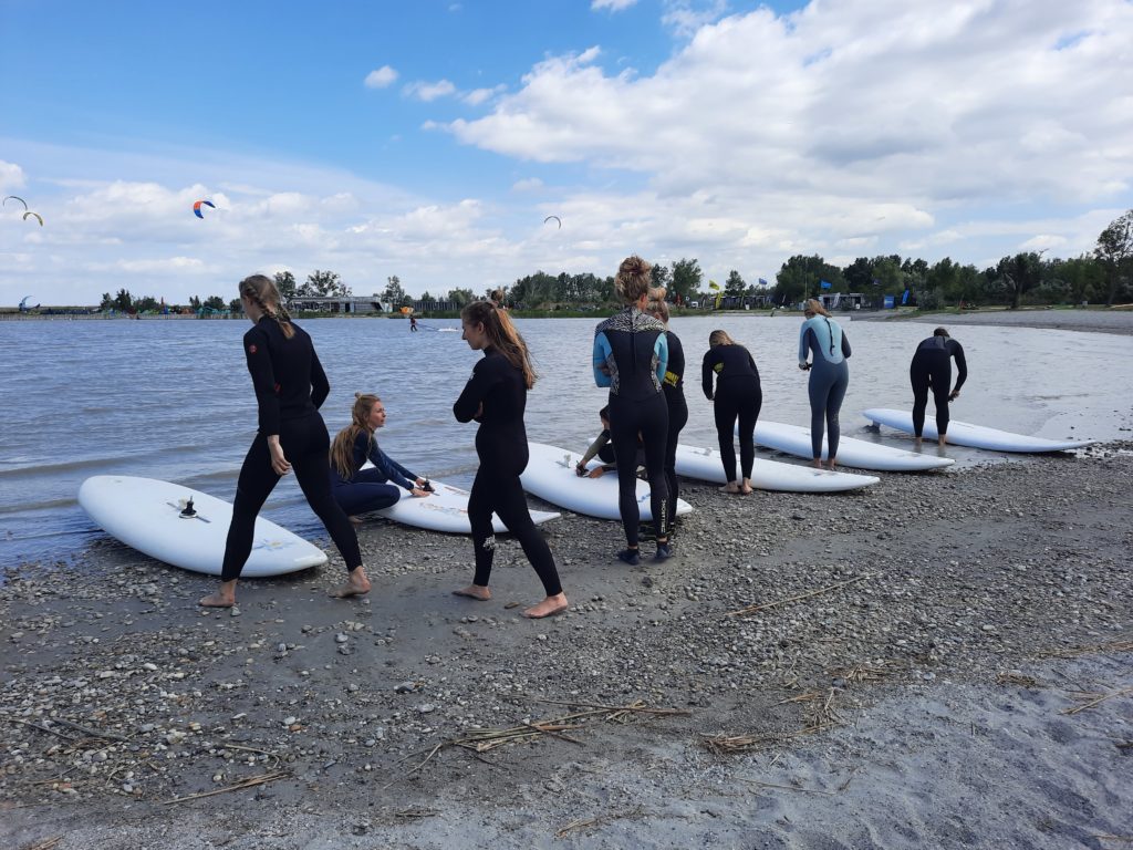 Vorbereitungen fürs Wasser