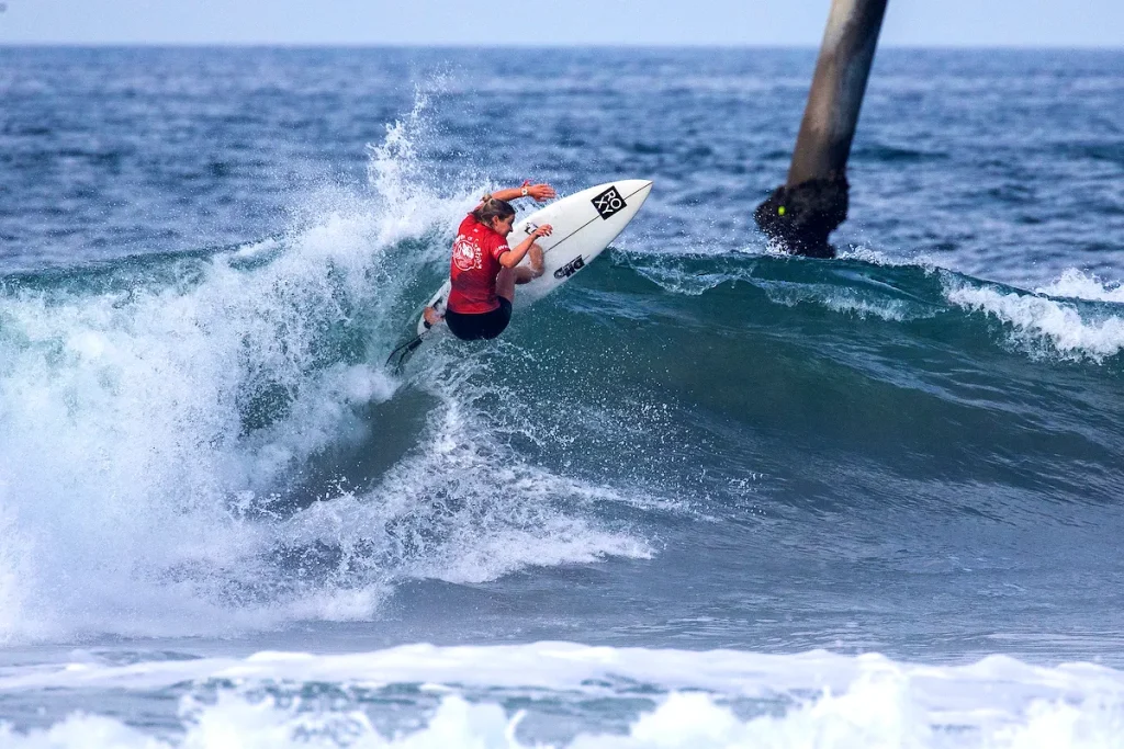 Bronte Macaulay at Vans US Open of Surfing Huntington Beach