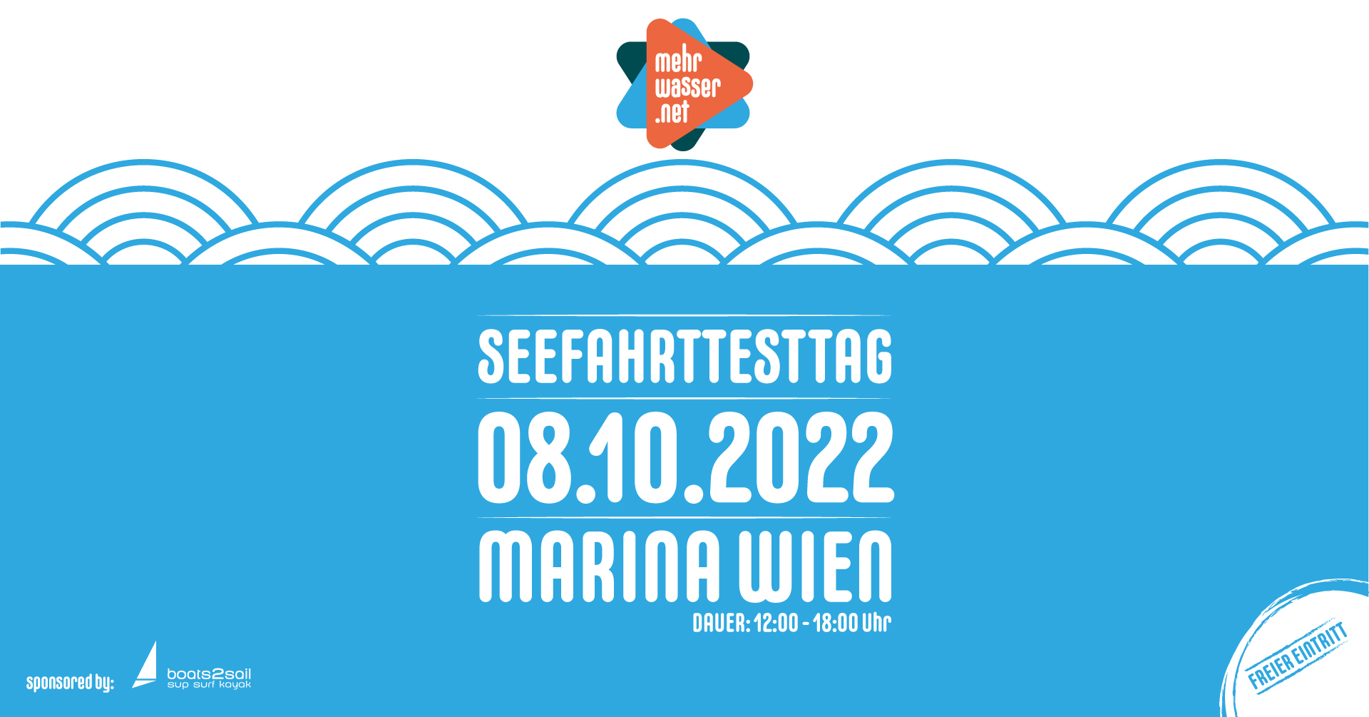 Seefahrttesttag in der Marina Wien