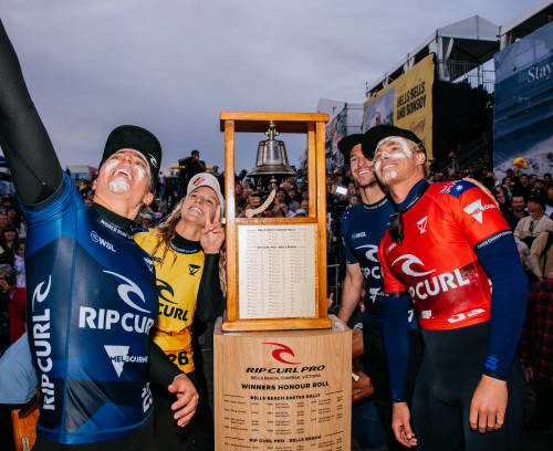 Australiens Surfer und Surferinnen dominieren beim vierten Stopp der WSL Championship Tour